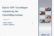 Epicor ERP - Grundlagen: Anpassen der Geschftsprozesse